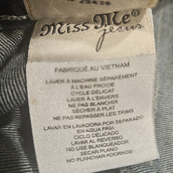 MISS ME CHLOE BOOT MIDRISE JEANS WOMEN'S S 33 INSEAM 34 MEDIUM BLUE - Picture 11 of 14